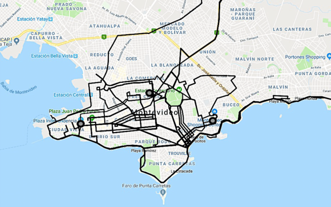 Taxi-time in Montevideo